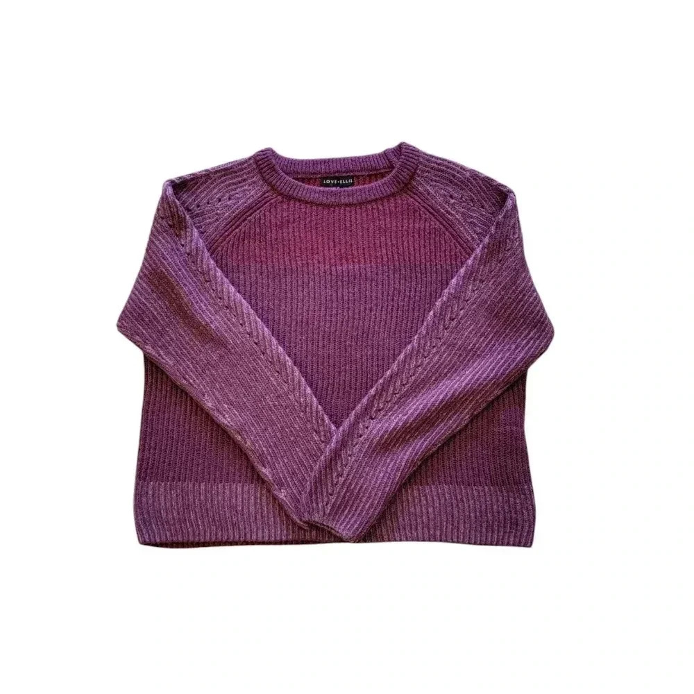 Love Ellie Stitch Fix Maroon Long Sleeve Sweater Size XL - Picture 6 of 6